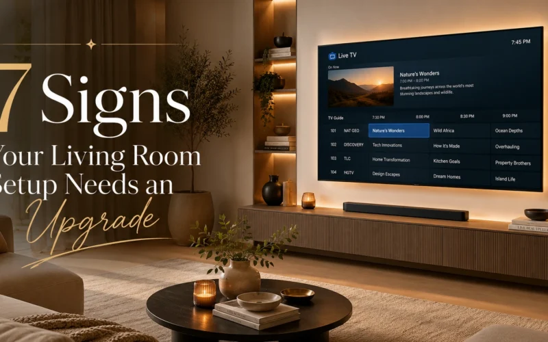 7 Signs Your Living Room Entertainment Setup Needs an Upgrade in 2026